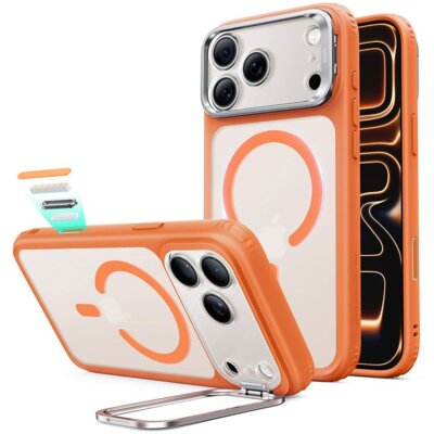 Etui ESR Classic Hybrid Kickstand MagSafe do Apple iPhone 17 Pro/18 Pro Pomarańczowy