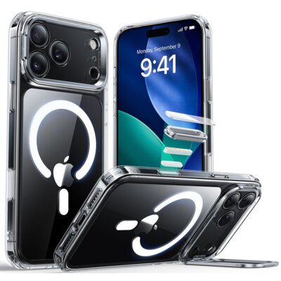 Etui ESR Classic Hybrid Kickstand MagSafe do Apple iPhone 17 Pro Max/18 Pro Max Przezroczysty