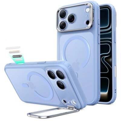 Etui ESR Classic Hybrid Kickstand MagSafe do Apple iPhone 17 Pro Max/18 Pro Max Błękitny