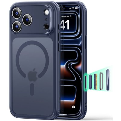 Etui ESR Classic Hybrid MagSafe do Apple iPhone 17 Pro Max/18 Pro Max Niebieski