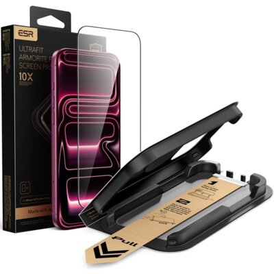 Szkło hartowane ESR UltraFit Armorite Pro Tempered Glass do Apple iPhone 17 Pro Max/18 Pro Max