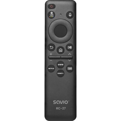 Pilot uniwersalny SAVIO RC-27 TV Samsung Smart TV Czarny