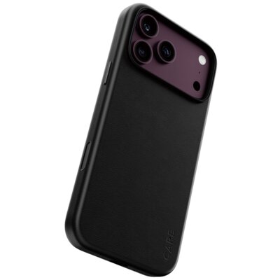 Etui PANZERGLASS Care Solo Vegan Leather MagSafe do Apple iPhone 17 Pro Max/18 Pro Max Czarny