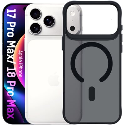 Etui XLINE MagSystem Smoke Guardx MagCase do Apple iPhone 17 Pro Max/18 Pro Max Przezroczysty czarny
