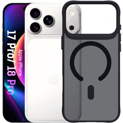 Etui XLINE MagSystem Smoke Guardx MagCase do Apple iPhone 17 Pro/18 Pro Przezroczysty czarny