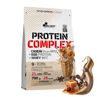 Odżywka białkowa OLIMP Protein Complex Toffi z kawą espresso (700 g)