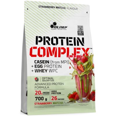 Odżywka białkowa OLIMP Protein Complex Truskawkowa Macha (700 g)