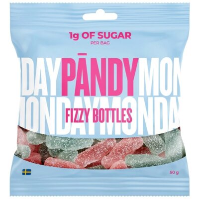 Żelki błonnikowe PANDY Fluffy clouds Poziomka i zielone jabłko (50 g)