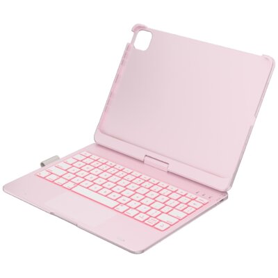 Etui na iPad Pro 11 cali TYPECASE Flexbook Touch Jasnoróżowy Klawiatura