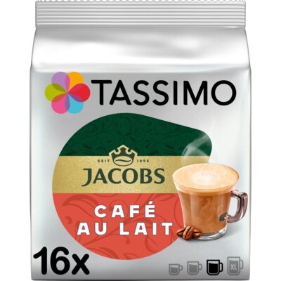 Kapsułki JACOBS Cafe Au Lait do ekspresu Bosch Tassimo 16 szt.