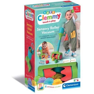 Klocki sensoryczne CLEMENTONI Soft Clemmy Odkurzacz sensoryczny 17975