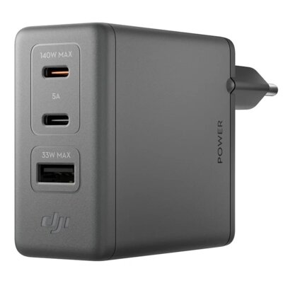 Ładowarka sieciowa DJI Power CDT01-EU 140W GaN Czarny ładowarka do telefonu USB, USB-C