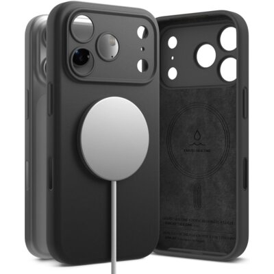 Etui RINGKE Silicone Magnetic MagSafe do Apple iPhone 18 Pro Czarny