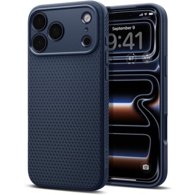 Etui SPIGEN Liquid Air do Apple iPhone 17 Pro Max/18 Pro Max Granatowy