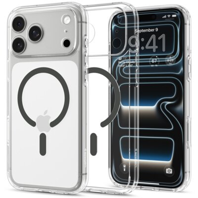 Etui SPIGEN Ultra Hybrid MagSafe do Apple iPhone 17 Pro/18 Pro Grafitowy