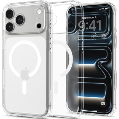 Etui SPIGEN Ultra Hybrid MagSafe do Apple iPhone 17 Pro/18 Pro Biały