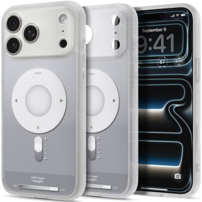 Etui SPIGEN Ultra Hybrid MagSafe do Apple iPhone 17 Pro Max/18 Pro Max Srebrny
