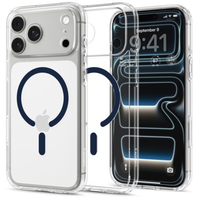 Etui SPIGEN Ultra Hybrid MagSafe do Apple iPhone 17 Pro Max/18 Pro Max Przezroczysto-niebieski