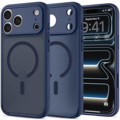 Etui SPIGEN Ultra Hybrid MagSafe do Apple iPhone 17 Pro Max/18 Pro Max Niebieski