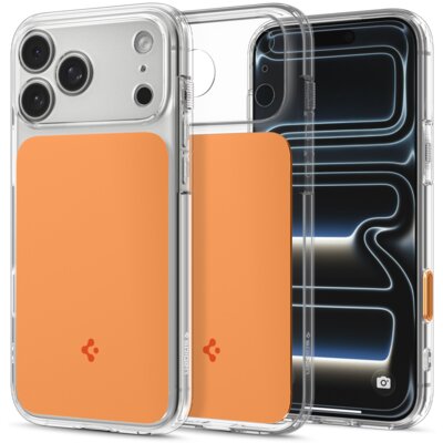 Etui SPIGEN Ultra Hybrid T MagSafe do Apple iPhone 18 Pro/17 Pro Pomarańczowy