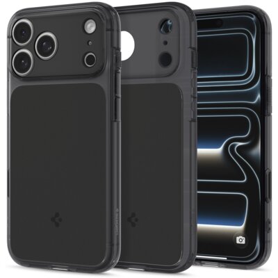 Etui SPIGEN Ultra Hybrid T MagSafe do Apple iPhone 18 Pro/17 Pro Czarny matowy