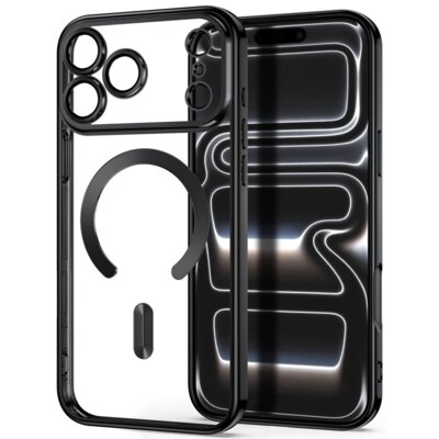 Etui TECH-PROTECT MagFlex MagSafe do Apple iPhone 17 Pro Max/18 Pro Max Przezroczysto-czarny