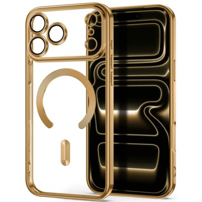 Etui TECH-PROTECT MagFlex MagSafe do Apple iPhone 17 Pro Max/18 Pro Max Przezroczysto złoty