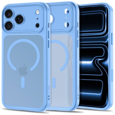 Etui TECH-PROTECT MagPeak MagSafe CC do Apple iPhone 17 Pro/18 Pro Jasnoniebieski matowy