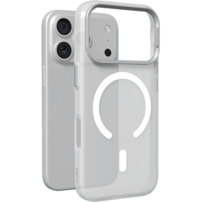 Etui PURO Lightfeel Mag MagSafe do Apple iPhone 18 Pro Biały