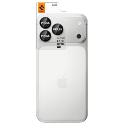 Szkło hartowane na obiektyw SPIGEN Optik Pro Glas Tr do Apple iPhone 18 Pro/18 Pro Max Ciemnoszary (2 szt.)