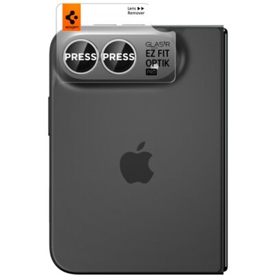Nakładka na aparat SPIGEN Optik Pro Glas.tR EZ Fit do Apple iPhone Ultra (2 szt.)