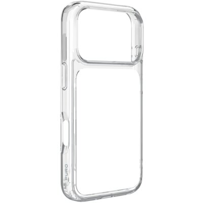 Etui PURO Plate Mag MagSafe do Apple iPhone 17 Pro/18 Pro Przezroczysto-biały
