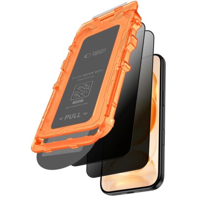 Szkło prywatyzujące TECH-PROTECT Quick Set Spy+ do Apple iPhone 18 Pro Max (2 szt.)