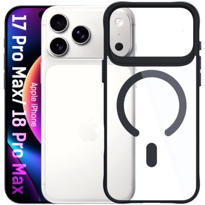 Etui XLINE MagSystem Satin Guardx do Apple iPhone 17 Pro Max/18 Pro Max Przezroczysto-czarny