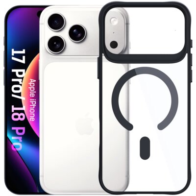 Etui XLINE MagSystem Satin Guardx do Apple iPhone 17 Pro/18 Pro Przezroczysto-czarny