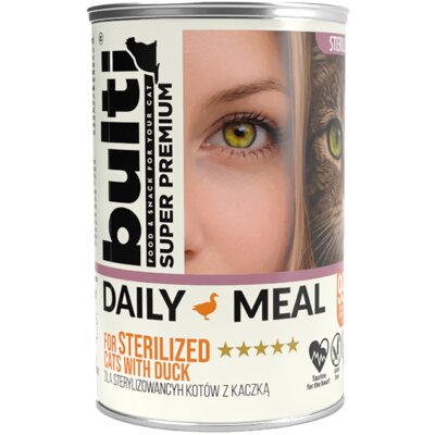 Bulti Daily Meal Sterilized mokra karma dla kota Kaczka z Kurczakiem 400g