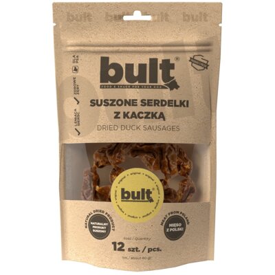 Przysmak dla psa BULT Suszone serdelki z kaczką 80 g