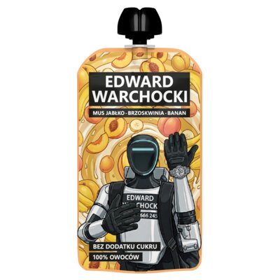 Mus EDWARD WARCHOCKI Jabłko-brzoskwinia-banan 200 g