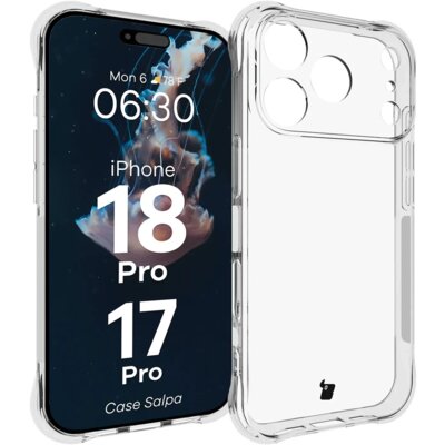 Etui BIZON Case Salpa do Apple iPhone 17 Pro/18 Pro Przezroczysty