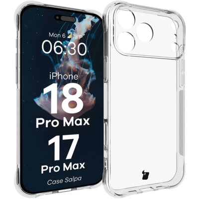 Etui BIZON Case Salpa do Apple iPhone 17 Pro Max/18 Pro Max Przezroczysty