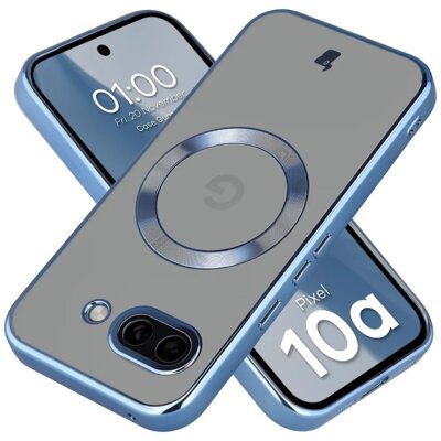 Etui BIZON Case GuardO do Google Pixel 10a Przezroczysto-niebieski