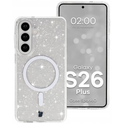 Etui BIZON Case SparklO do Samsung Galaxy S26 Plus Przezroczysty