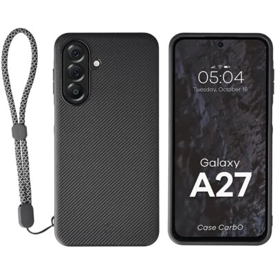 Etui BIZON Case CarbO MagSafe do Samsung Galaxy A27 5G Czarny