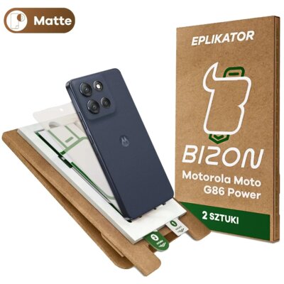 Folia ochronna BIZON Eplikator Film Matte do Motorola Moto G86 Power 5G (2 szt.)