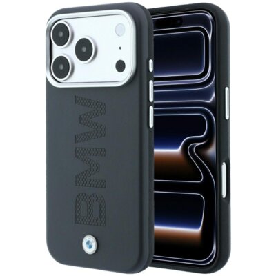 Etui BMW Sign Centered Deboss MagSafe do Apple iPhone 17 Pro/18 Pro Szary
