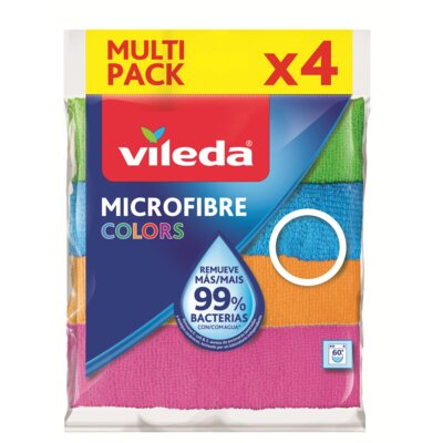 Ściereczki VILEDA Microfibre Colors (4 sztuki)