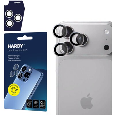 Szkło hartowane na obiektyw 3MK Hardy Lens Protection Pro Transparent do Apple iPhone 18 Pro/18 Pro Max