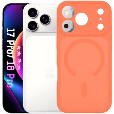 Etui XLINE Colorfull GuardX MagSafe do Apple iPhone 17 Pro/18 Pro Pomarańczowy