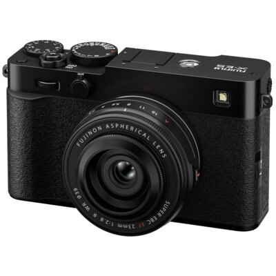 Aparat bezlusterkowy FUJIFILM X-E5 Czarny, 40.2Mpix, 6.2K, 20kl/s + Obiektyw XF 23mm/2.8 R WR Kit