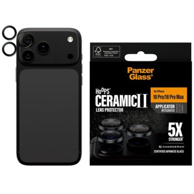 Szkło ceramiczne na obiektyw PANZERGLASS Hoops Ceramic Camera Lens do Apple iPhone 18 Pro/18 Pro Max